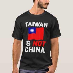  Taiwanese vlag Taiwan is geen Chinees Taiwanese v T-shirt