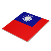 Taiwanese vlag tegeltje (Zijkant)