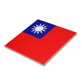 Taiwanese vlag tegeltje (Zijkant)