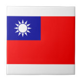 Taiwanese vlag tegeltje (Voorkant)