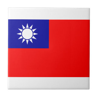 Taiwanese vlag tegeltje