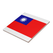 Taiwanese vlag tegeltje (Zijkant)