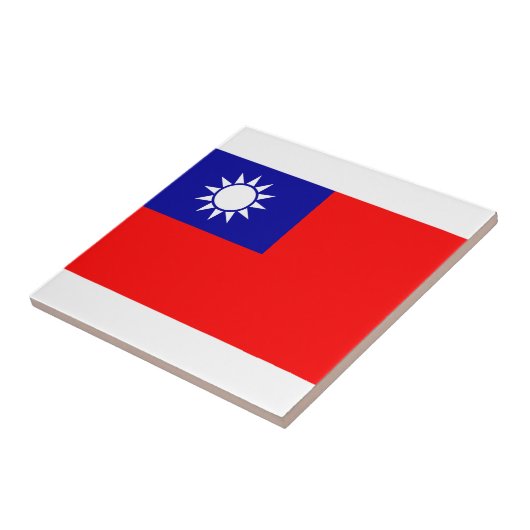 Taiwanese vlag tegeltje (Zijkant)