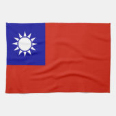 Taiwanese vlag theedoek (Horizontaal)