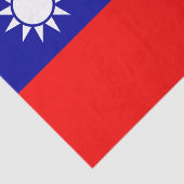 Taiwanese vlag tissuepapier (Detail)