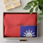 Taiwanese vlag tissuepapier (Geschenk)