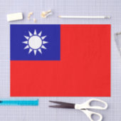 Taiwanese vlag tissuepapier (Craft)