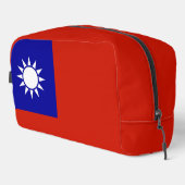 Taiwanese vlag toilettasje (Rechterhoek)