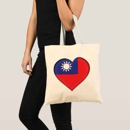 Taiwanese vlag tote bag (Voorkant (product))