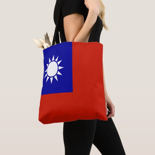Taiwanese vlag tote bag (Dichtbij)