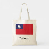 Taiwanese vlag tote bag (Achterkant)