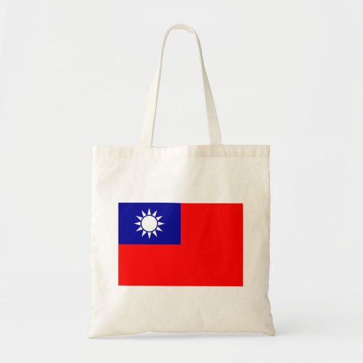 Taiwanese vlag tote bag (Voorkant)