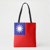 Taiwanese vlag tote bag (Voorkant)