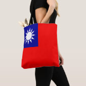 Taiwanese vlag tote bag (Dichtbij)