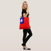 Taiwanese vlag tote bag (Op model)