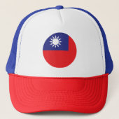 Taiwanese vlag trucker pet (Voorkant)