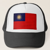 Taiwanese vlag trucker pet (Voorkant)