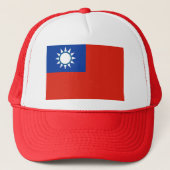 Taiwanese vlag trucker pet (Voorkant)