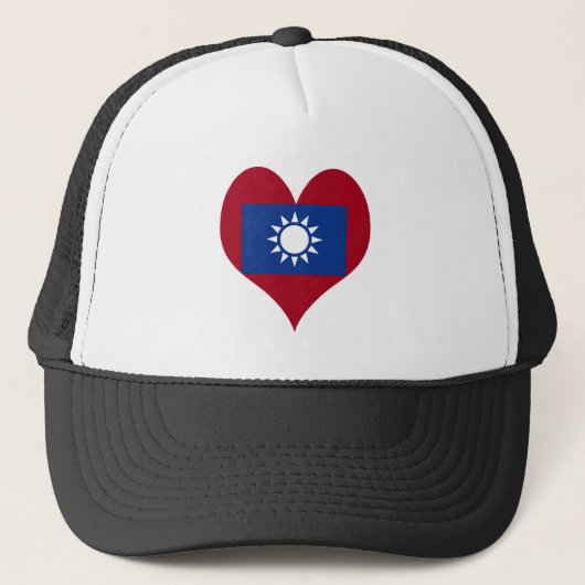 Taiwanese vlag trucker pet (Voorkant)