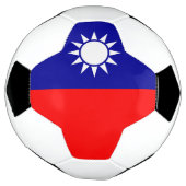Taiwanese vlag voetbal (Gedraaid)
