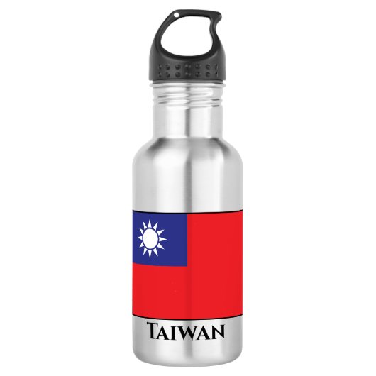 Taiwanese vlag waterfles (Voorkant)