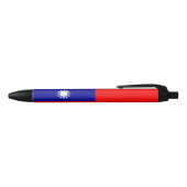 Taiwanese vlag zwarte inkt pen (Bovenkant)