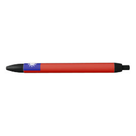 Taiwanese vlag zwarte inkt pen