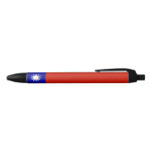 Taiwanese vlag zwarte inkt pen (Bovenkant)