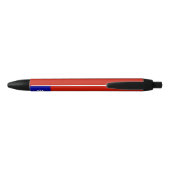 Taiwanese vlag zwarte inkt pen (Achterkant)