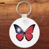 Taiwanese vlindervlag sleutelhanger (Voorkant)