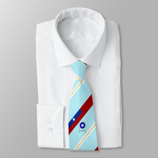 Taiwanese wapenschild stropdas (Gebonden)