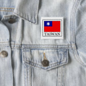 Taiwanse knoop vierkante button 5,1 cm (In situ)