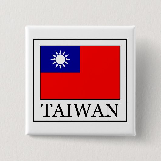 Taiwanse knoop vierkante button 5,1 cm (Voorkant)