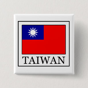 Taiwanse knoop vierkante button 5,1 cm