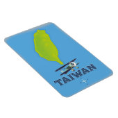 Taiwanse vintage kaart magneet (Rechterzijde)