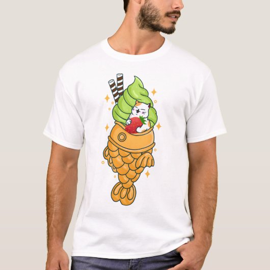 Taiyaki Ice Cream T-shirt (Voorkant)