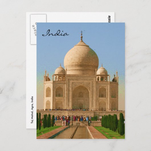 taj bright india briefkaart (Voorkant / Achterkant)