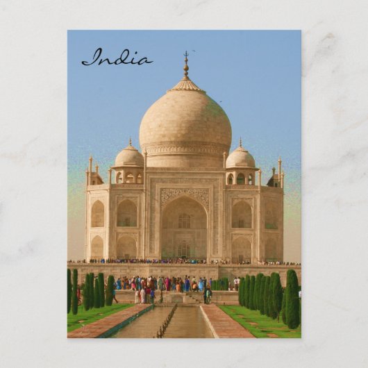 taj bright india briefkaart (Voorkant)