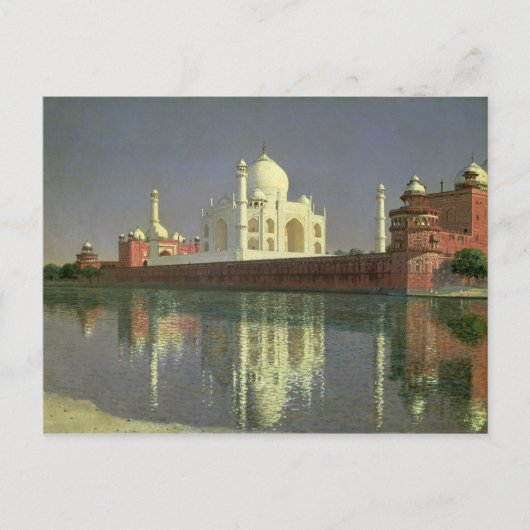 Taj Mahal, 1874-76 Briefkaart (Voorkant)