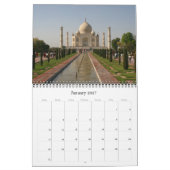 taj mahal 18 maand 2027 kalender (Jan 2027)
