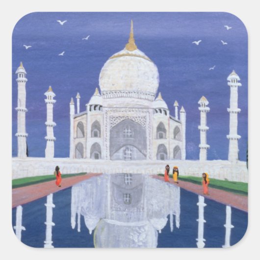 Taj Mahal 1995 Vierkante Sticker (Voorkant)