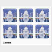 Taj Mahal 1995 Vierkante Sticker (Vel)