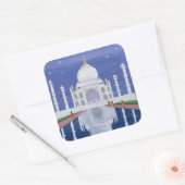 Taj Mahal 1995 Vierkante Sticker (Envelop)