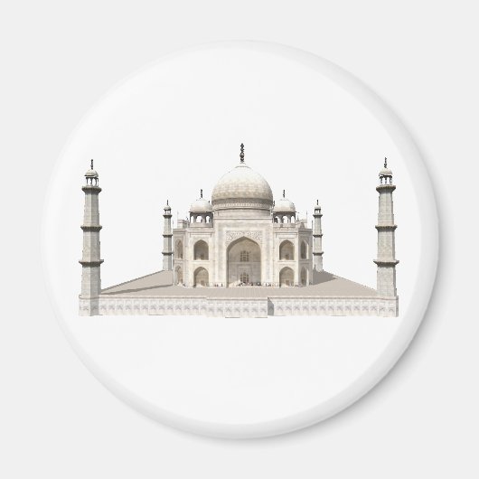 Taj Mahal: 3D-model: Magneet (Voorkant)