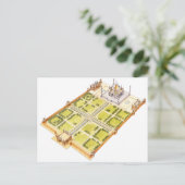 Taj Mahal. Adra India. Tomb en tuinen Briefkaart (Staand voorkant)