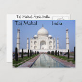 Taj Mahal, Agra, India Briefkaart (Voorkant / Achterkant)