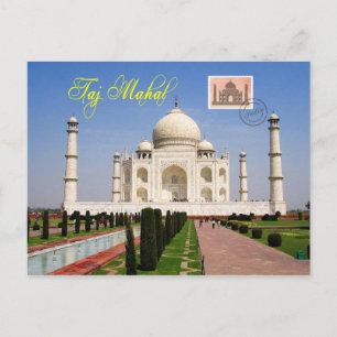 Taj Mahal, Agra, India Briefkaart