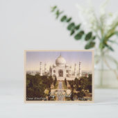 Taj Mahal Agra India Briefkaart (Staand voorkant)
