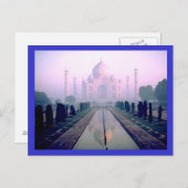 Taj Mahal Agra India Briefkaart (Voorkant / Achterkant)