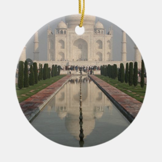 Taj Mahal, Agra, India Keramisch Ornament (Voorkant)